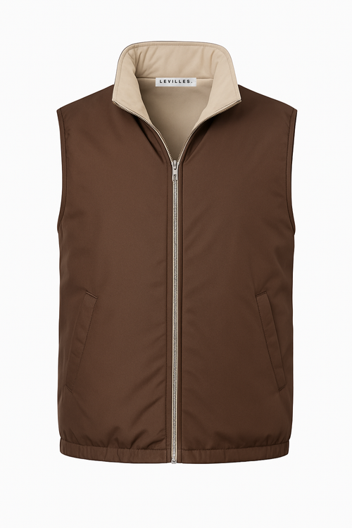 Taupe Reverse Bodywarmer