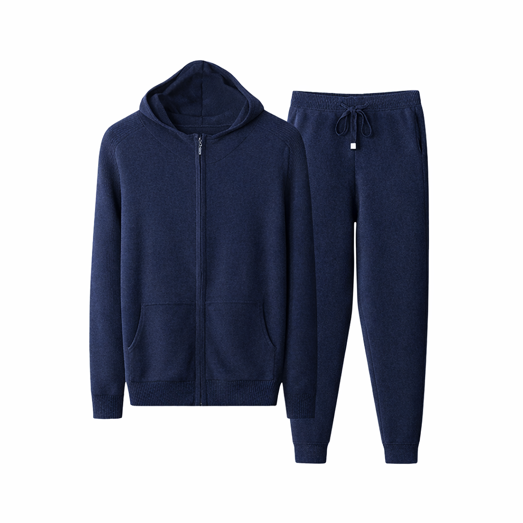 NAVY CASHMERE SET