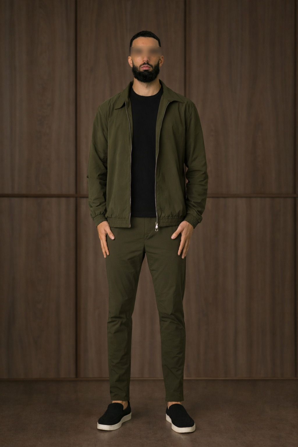 OLIVE UTILITY SUIT