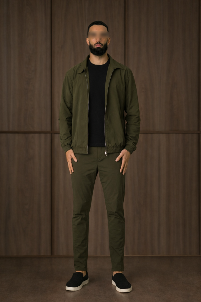 OLIVE UTILITY SUIT