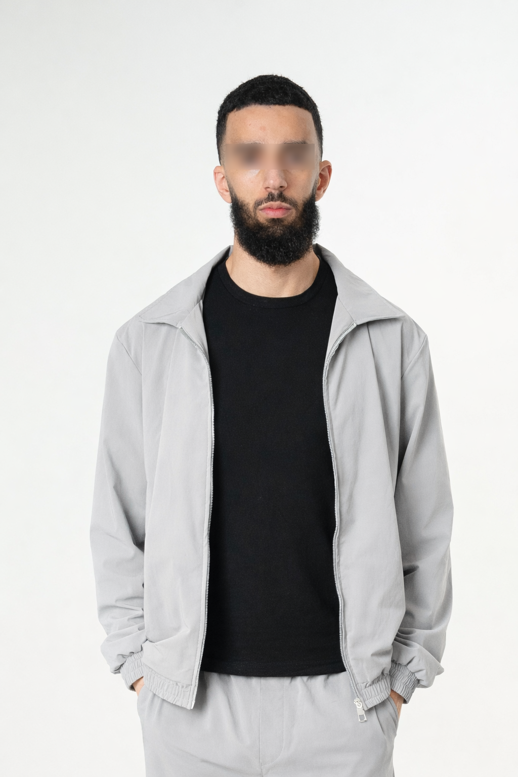 PEARL GREY UTILITY SUIT