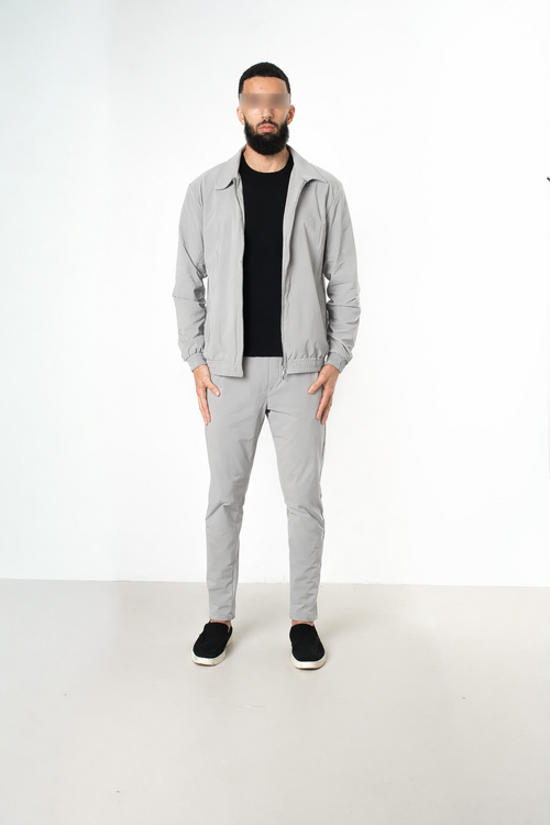 PEARL GREY UTILITY SUIT