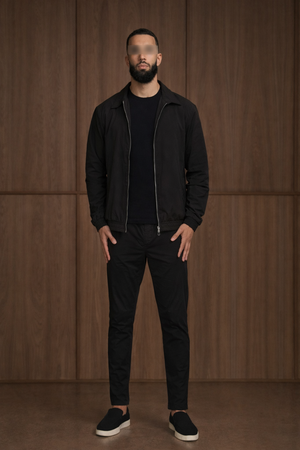 BLACK UTILITY SUIT