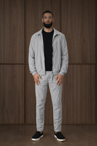 Pearl Grey Utility Suit