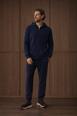 NAVY CASHMERE SET