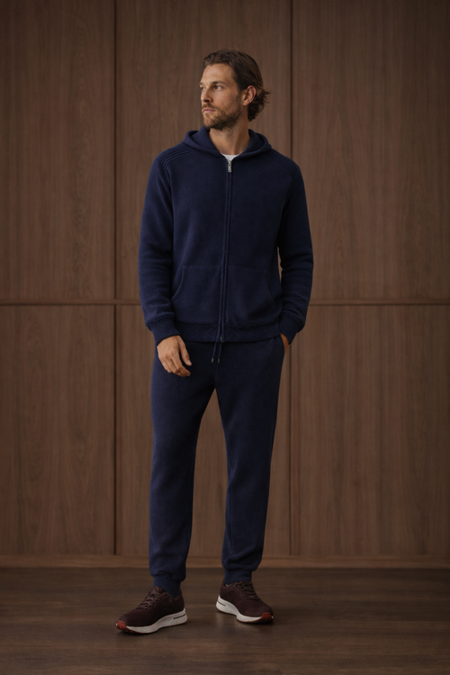 NAVY CASHMERE SET