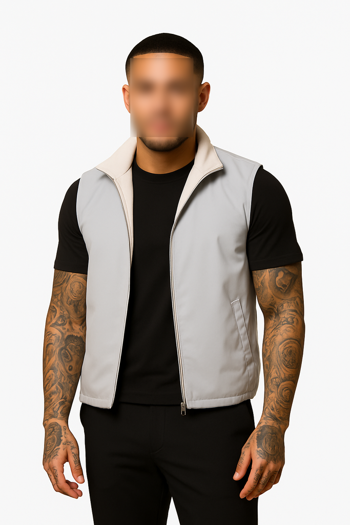 Light Grey Reverse BodyWarmer