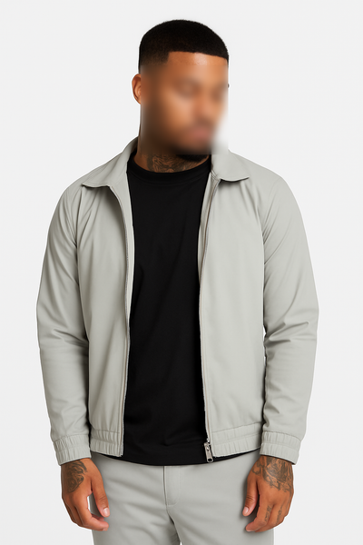 PEARL GREY UTILITY SUIT