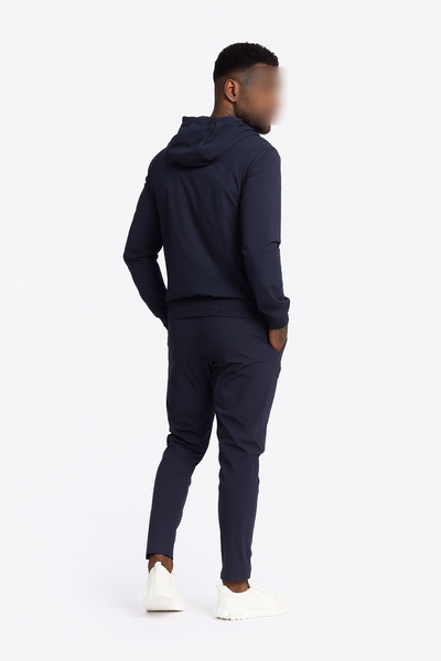 NAVY HOODED UTILITY SUIT