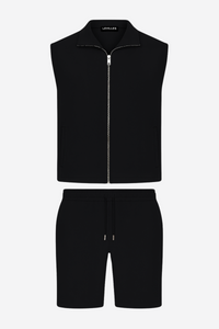 GILET SET BLACK