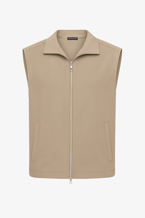 GILET SET BEIGE