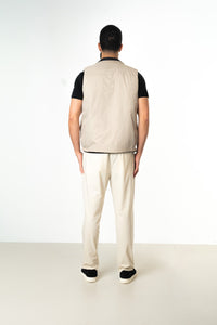 BLACK REVERSE BODYWARMER