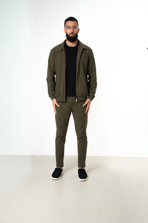OLIVE UTILITY SUIT