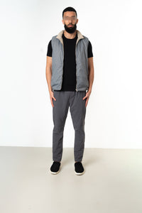 LIGHT GREY REVERSE BODYWARMER