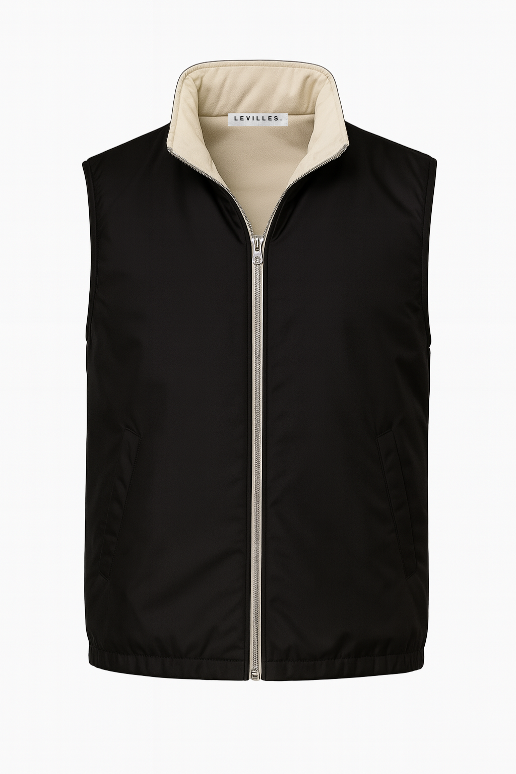 BLACK REVERSE BODYWARMER