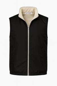 BLACK REVERSE BODYWARMER