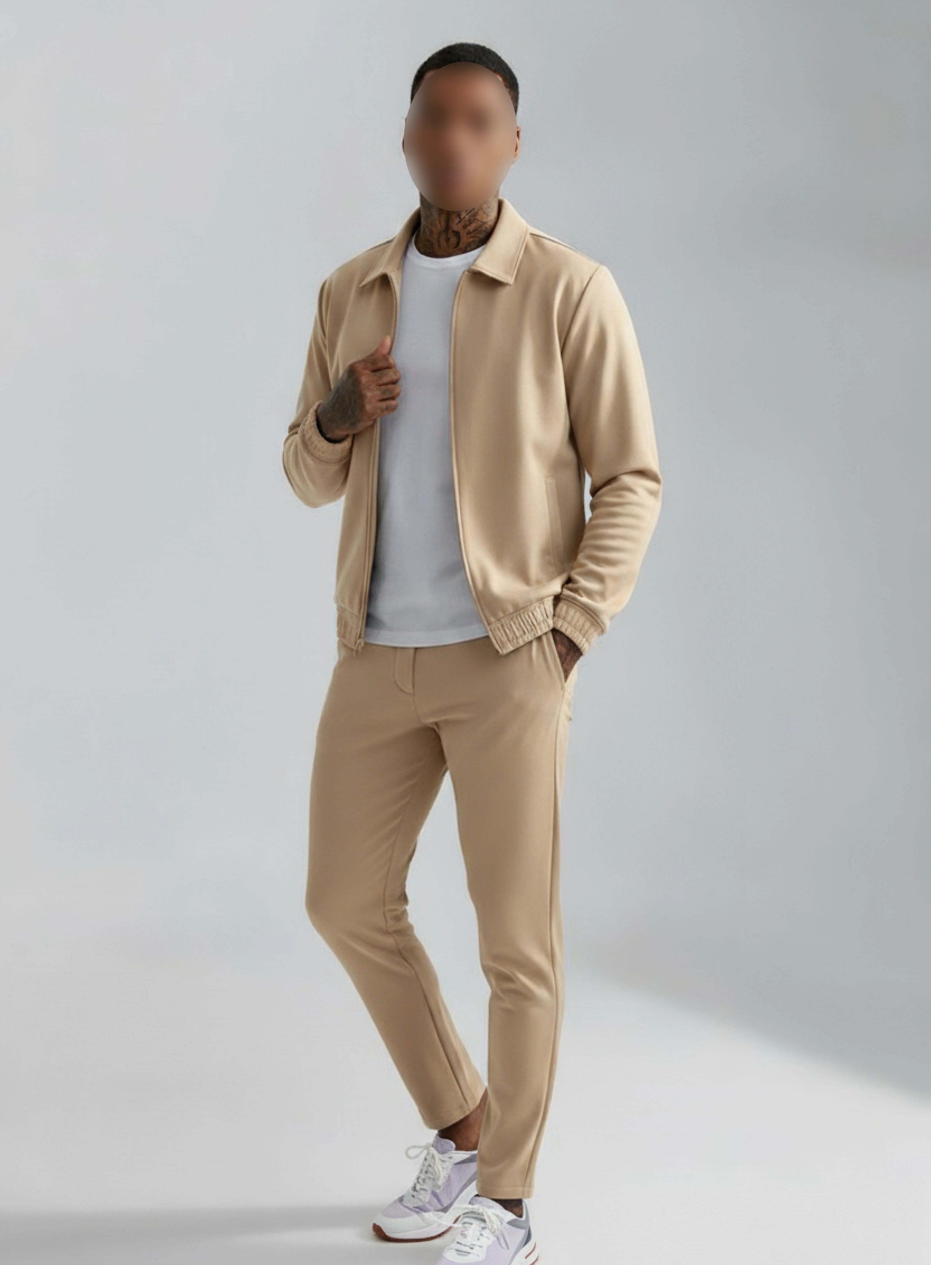 BEIGE UTILITY SUIT