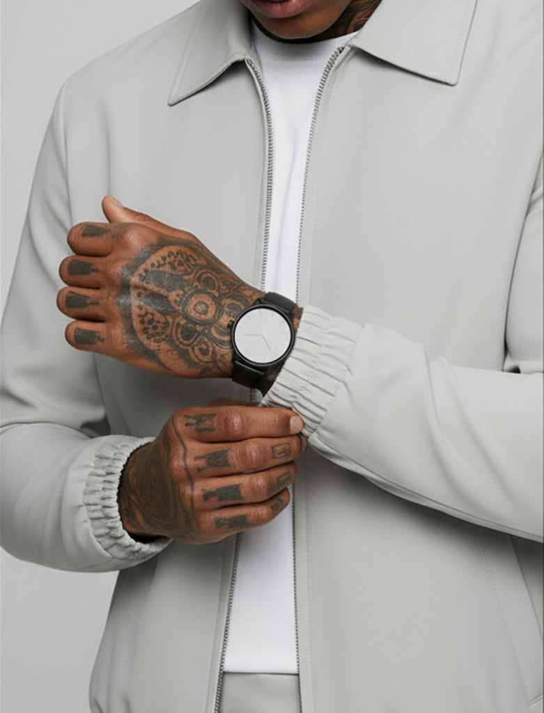 Pearl Grey Utility Suit